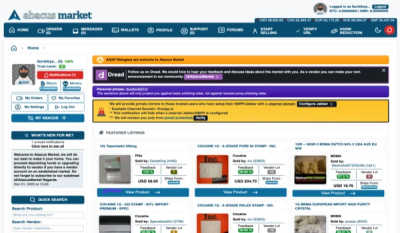 Abacus Market Homepage